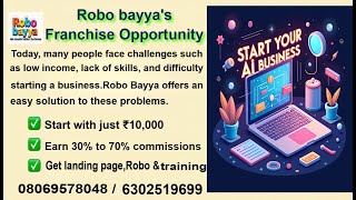 Start Your Own AI Business in 2025 | Robo Bayya Franchise Opportunity | Earn ₹5K to ₹50K Weekly screenshot 4