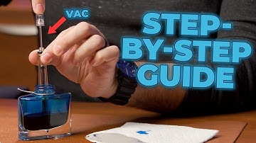 How to Fill a Vacuum-Filling Fountain Pen!
