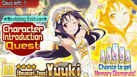 [Bouquet Toss] Yukki - Master+1 - Char Intro Q - SAO MD #132