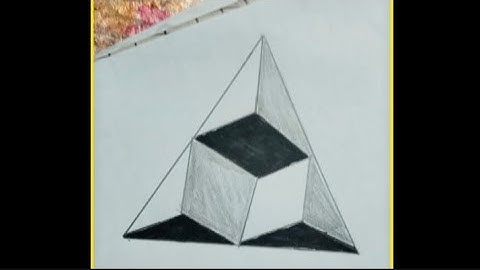 easy basic ∆ 3d drawing tutorial #trending #shorts #drawing #artist