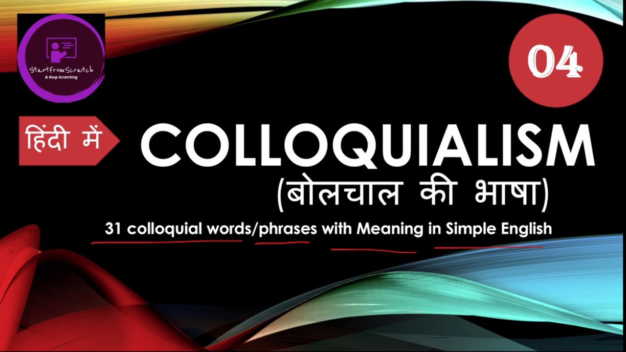 Learn 31 Most Common Colloquial Words/Phrases With its Meaning just in