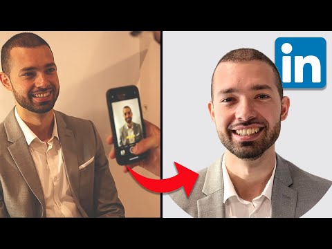 How to Take a GOOD LinkedIn Photo At Home For Less Than $5 (Full Tutorial)