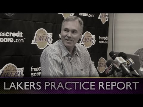 Lakers Practice: Mike D'Antoni On Coach Pop Using Hack-A-Howard, Talks Tim Duncan