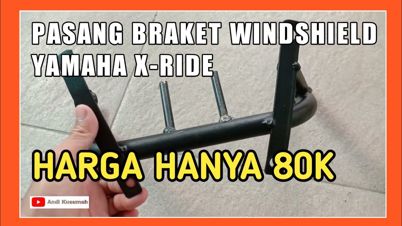 CARA PASANG VISOR ATAU WINDSHIELD DI MOTOR YAMAHA X RIDE / XRIDE 115 