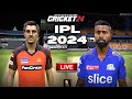 IPL 2024 SRH vs MI T20 Match - Cricket 24 Live - RtxVivek | Cricket 24 New Update Reaction