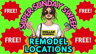 ‼️FREE REMODEL LOCATIONS (3/30)‼️ 🔥 FREEZER RESETS - DOLLAR GENERAL