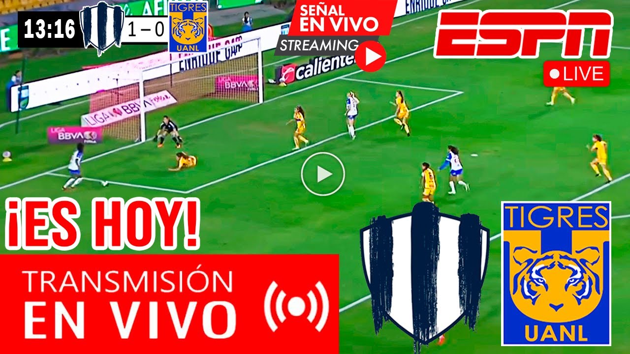 Monterrey vs Tigres EN VIVO🔴 donde ver y a qué hora juega Rayadas vs ...