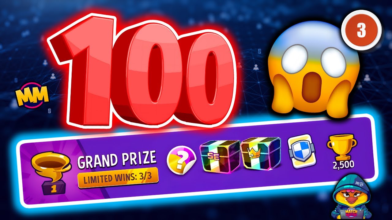 INTENSE x3 SUPER SIZED 100 PLAYERS RUMBLE🔥 MATCH MASTERS