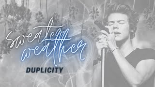 Sweater Weather - Aven & Harry (Duplicity)