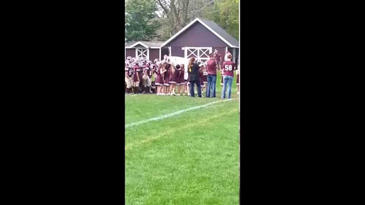 Morris Warriors L ightweights Homecoming entrance