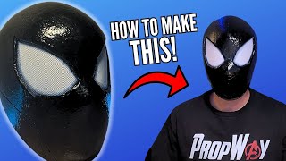 Symbiote SpiderMan Mask | EASY DIY Tutorial PS5