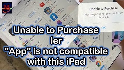 How to fix Unable to Purchase ‘Apps’ is not compatible with this tab #ipadmini5 #ipad#ipadmini