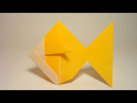 Simple Origami Goldfish