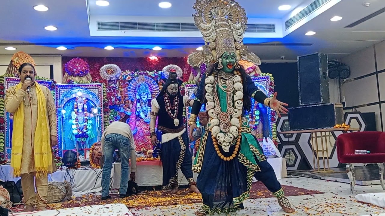 काली माता झांकी /रण मे कूद पड़ी माँ काली/Ran me kud padi