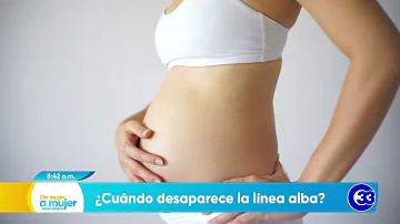 ¿La línea del vientre desaparece después del parto?