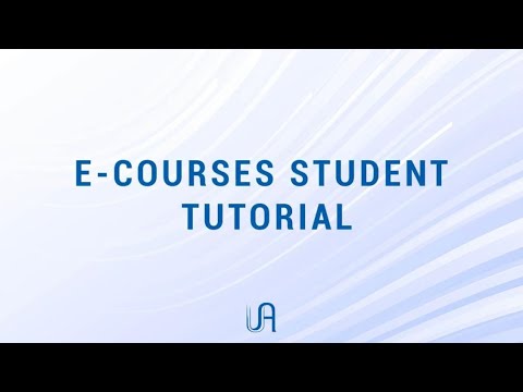 Student Tutorial: e-Courses (Moodle) | Antonine University (UA)