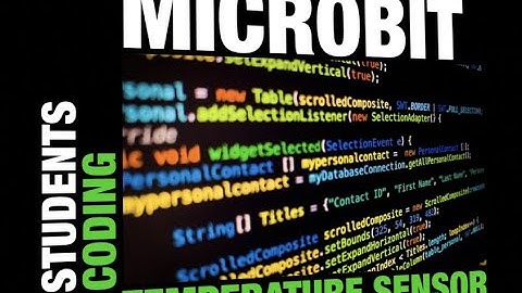 Microbit Temperature Sensor