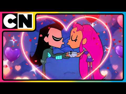 Raven & Beast Boy… IN LOVE?!💜😱| Teen Titans Go😍| Valentine's Special💘| Love Moments🌹| @cnindia ​