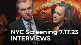 Oppenheimer (2023) NYC Screening 7.17.23 Interviews