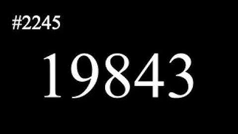 Count up 2201st to 2300th prime numbers! 1st channel.