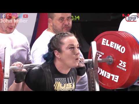 Natalie Hanson - 2nd Place 662.5kg Total - 84kg Class 2019 Womans IPF World Open