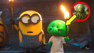 6 Cosas Que No Notaste En El Trailer De Minions Y Monstruos Easter Eggs, Cameos