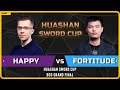 Wc3  ud happy vs fortitude hu  grand final  huashan sword cup