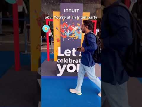 POV: You are at an Intuit India party | #shorts #workplace #office