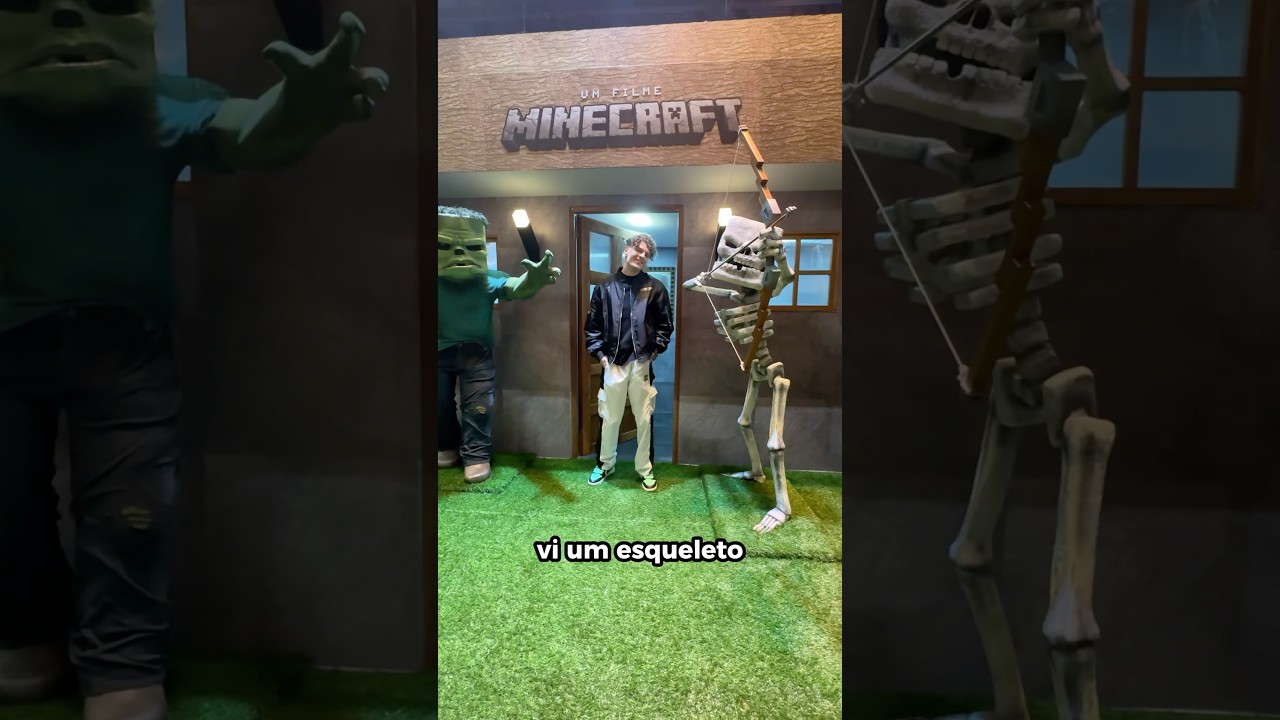 EU no MUNDO do MINECRAFT !! (Experiência CCXP 2024) #shorts