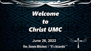 June 26   Christ UMC