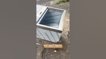 Thùng đá inox có chân – Gọn, sạch, giữ lạnh cực tốt!”