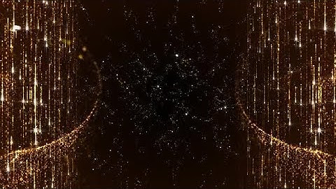 Sparkling Gold Particles Stock Motion Graphics