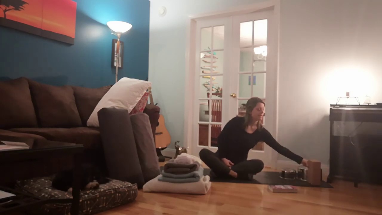 Restorative Yoga (Elevated Chest + Side Lying Savasana)