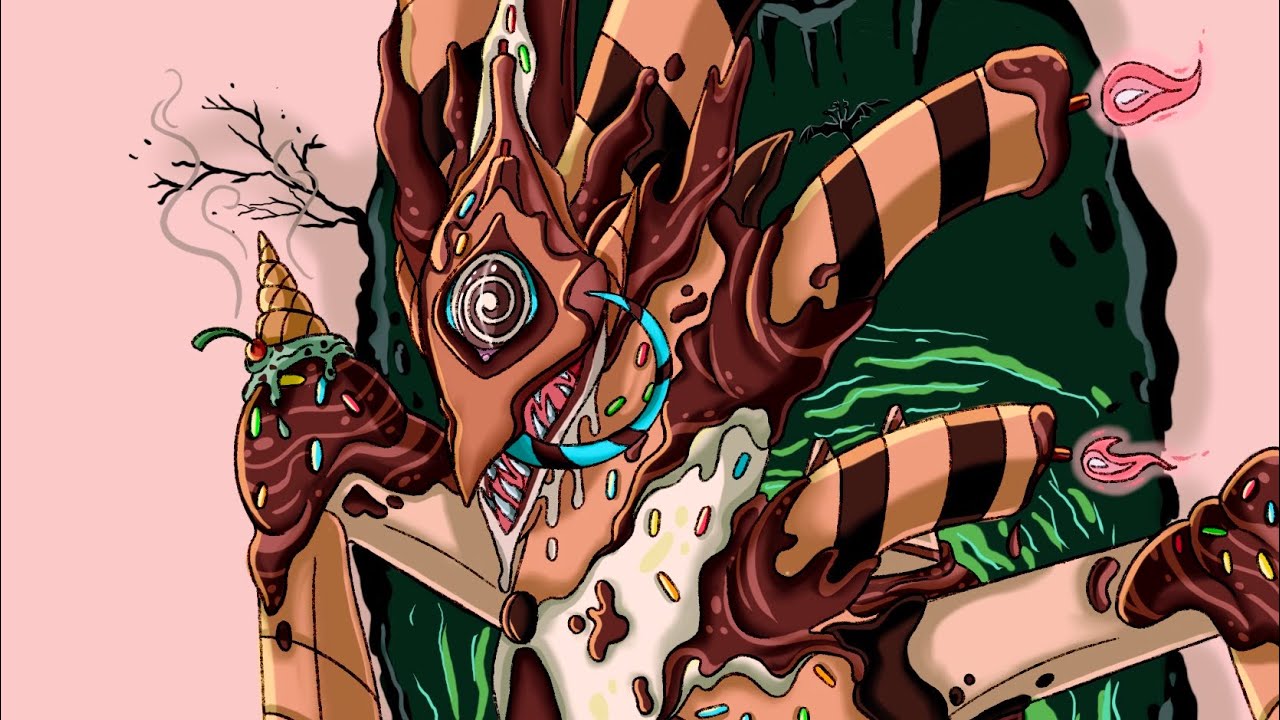 Jabblebashhe drawing Timelapse (creatures of Sonaria) *rotate your ...