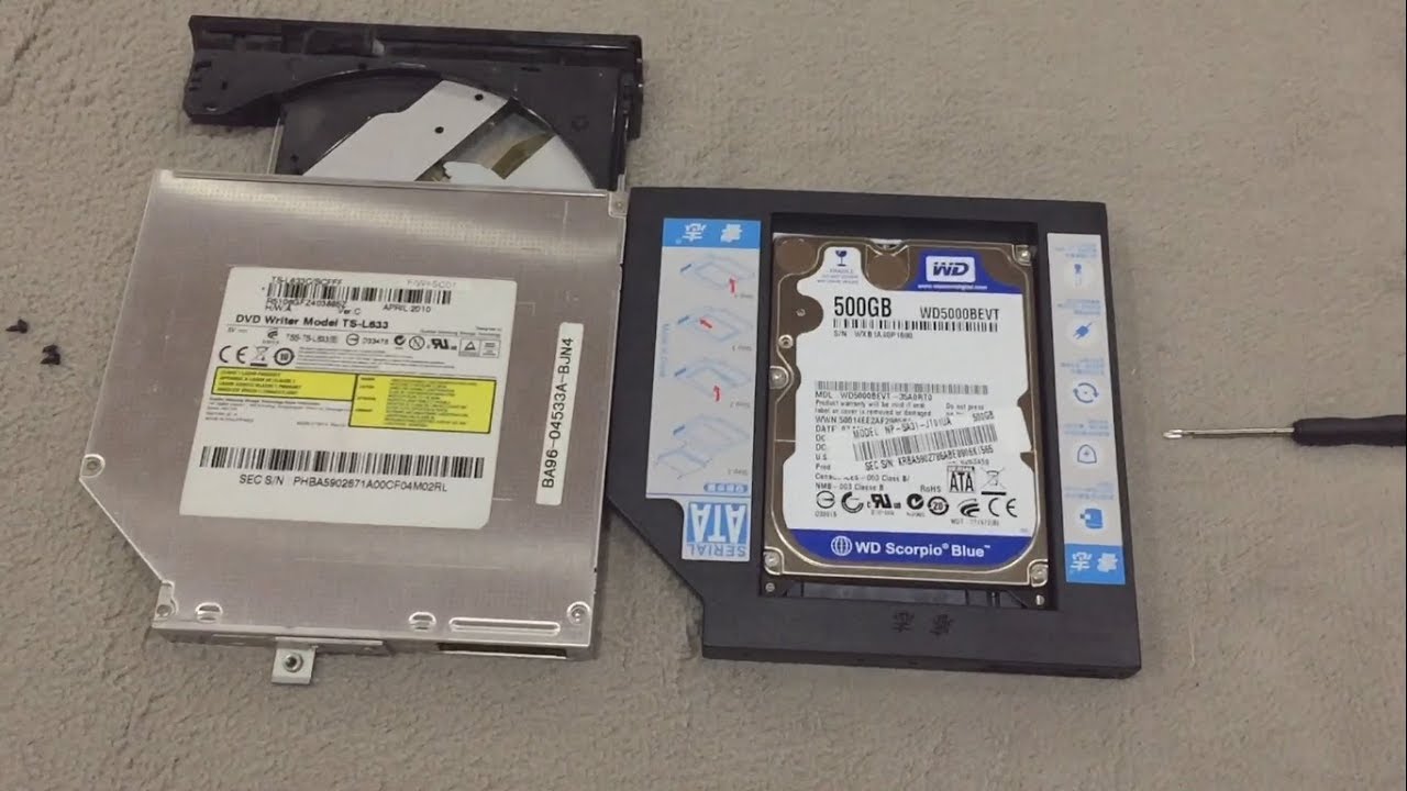 Второй SSD / HDD в старый ноутбук!!! - YouTube