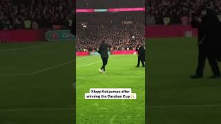 Jurgen Klopp Hyping Up The Liverpool Fans At Wembley Espn Deportes