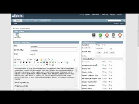 VBulletin 4 - How To Use PageBreak And PreviewBreak