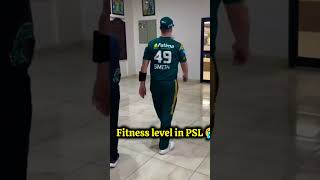Steve Smith fitness Level in PSL 🔥 #psl