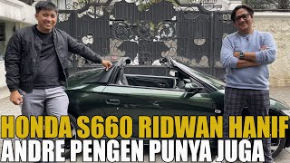 PERTAMA KALI NAIK MOBIL TANPA ATAP BARENG RIDWAN HANIF.. HONDA S660 CABRIOLET.. PANAS TAPI KEREN