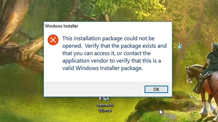 TUTORIAL - How to fix Windows installer package problem msi issue. Easy fix!