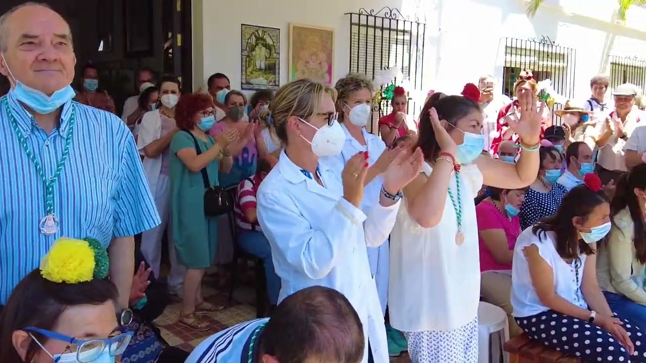 ROMERÍA 2022 - Llegada de la Hermana Mayor a la Residencia del Pastorcito.