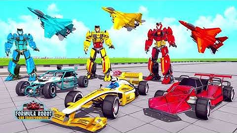Formula Car Robot Games - Air Jet Robot Transform