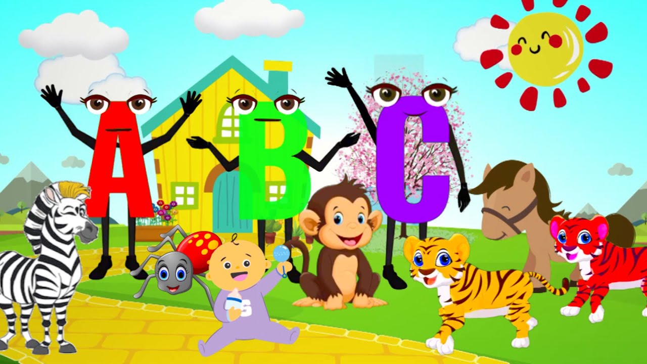 ABC Song and Phonics song for kids | Nursery Rhymes song for children ...