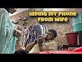     wife nae phone mae sab dekh liya pkda gya mai   prank on wife
