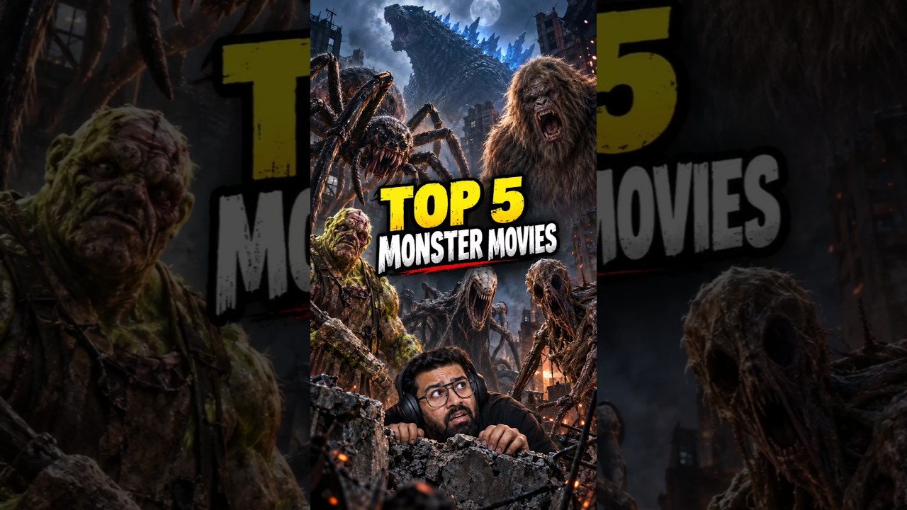 Top 5 Monster Movies You Need To Watch Now#movies