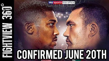Joshua Pulev: June 20, Tottenham LONDON CONFIRMED! Arum Says AJ NOT Elite Fighter, LOSES To PULEV!