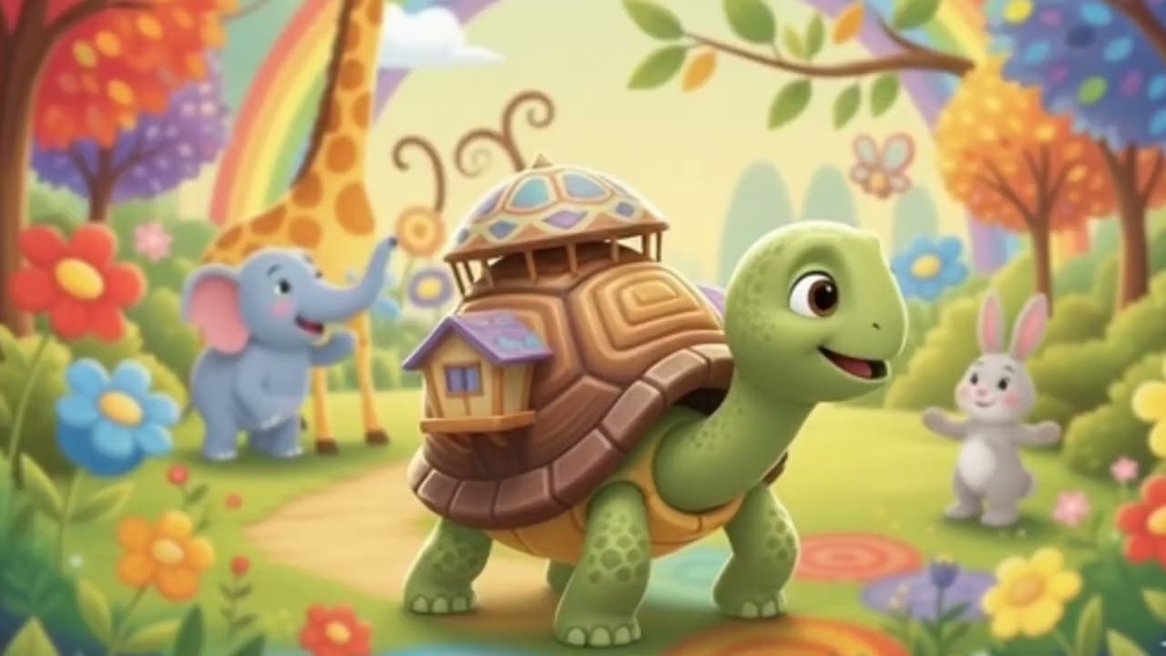 Colorful Jungle – Fun Animal Song for Kids 🌈🦁🐘