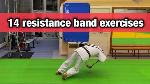 14 resistance band exercises "JUDO"