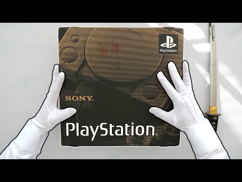 SONY PLAYSTATION UNBOXING! (First Ever Model) PS1 Original SCPH-1000 Japanese Launch Console