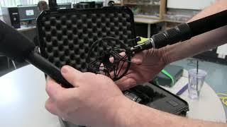 Beachtek DXA-Micro Pro Audio adapter setup on a Canon T2i